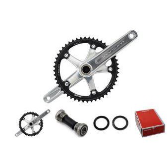 SRAM OMNIUM SILVER 165MM TRACK BIKE FIXED GEAR 48T CRANK SET WITH