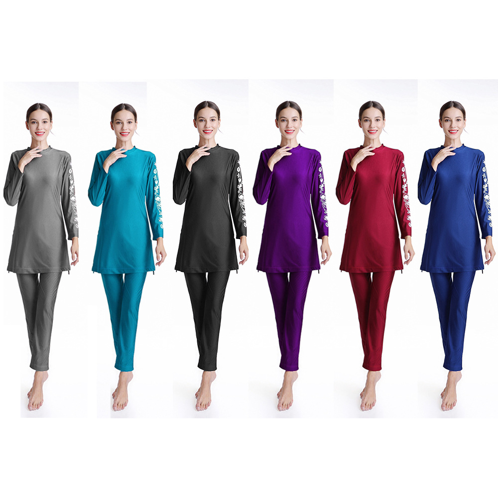 Ready Stock Baju Mandi Muslimah Long Sleeve Swimsuit Muslimah