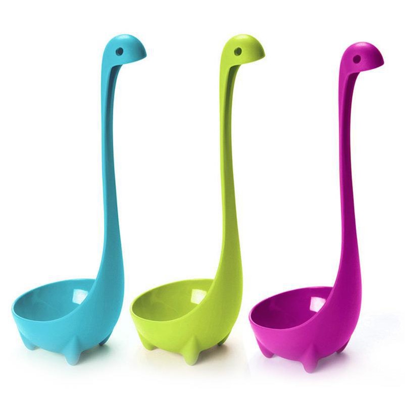 (Ready Stock) Cute Kitchen Accessories Loch Ness Monster Soup Ladle ...