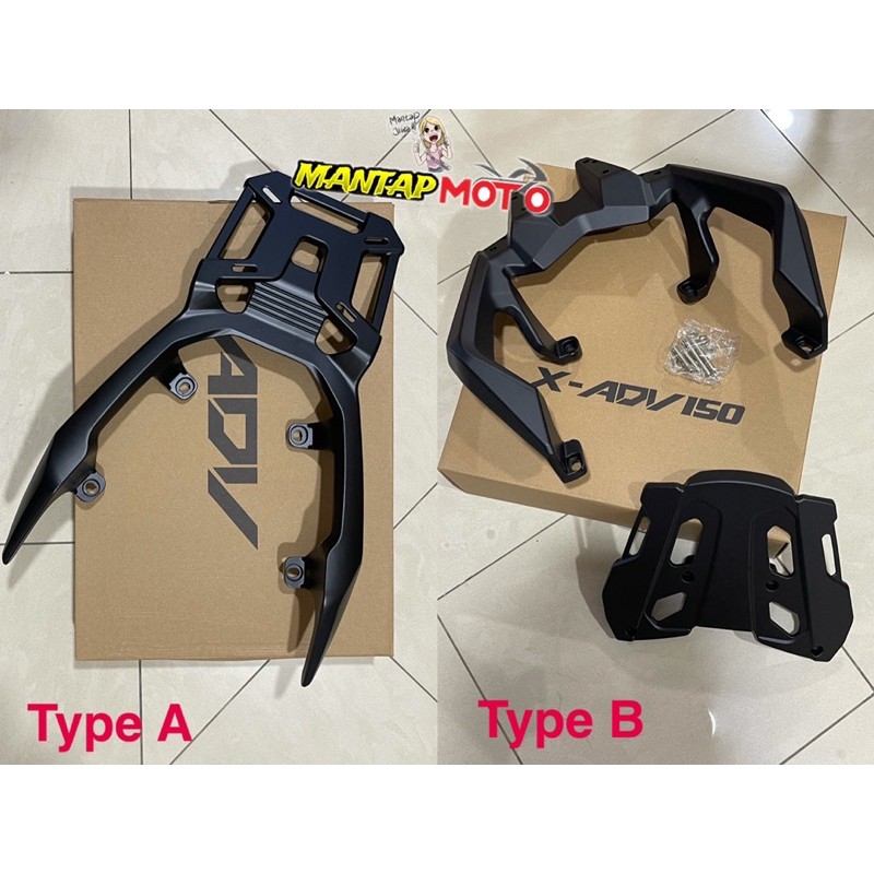 Honda ADV 150 Top Rack Bracket Rear Luggage Rak Bagasi Pemegang Kargo ...