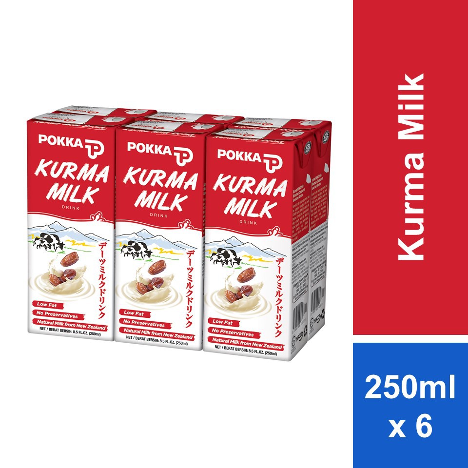 Pokka Kurma Milk 250ml x 6s Shopee Malaysia