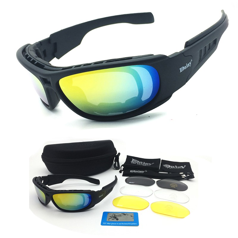 Daisy C6 Ballistic' Polarized Motorcycle Glasses *(Our Top Pick