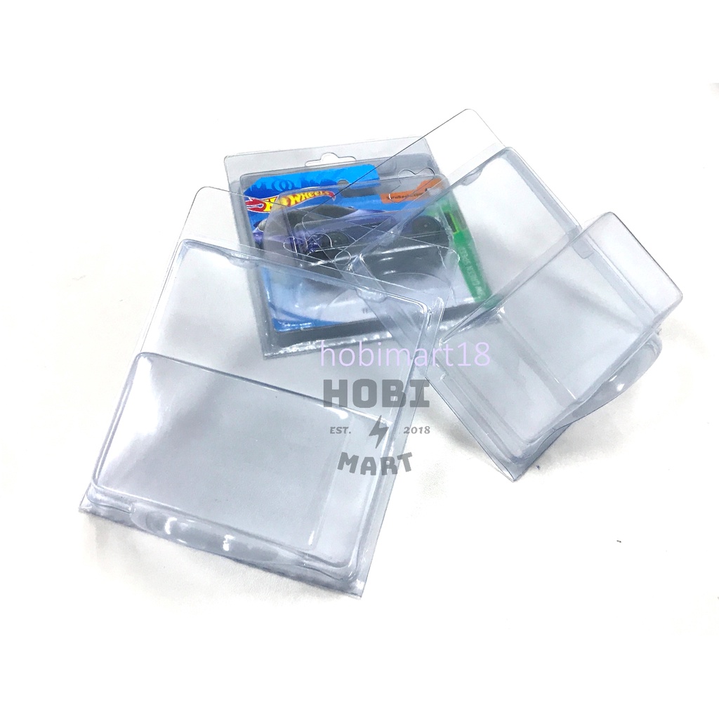 Protector Pack Hot Wheels of Matchbox voor Miniature Cars Europese versie. Transparante blister voor korte kaart schaal 1:64. 12 stucks (Short card