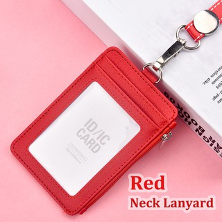 Cheap PU Leather Card Bag Multifunctional Card Cover Case High Quality Card  Badge Holder Office Supplies