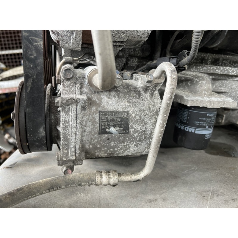 LANCER X OUTLANDER 4B11 4B12 AIR COND COMPRESSOR (BIG MODEL)USED JAPAN ...