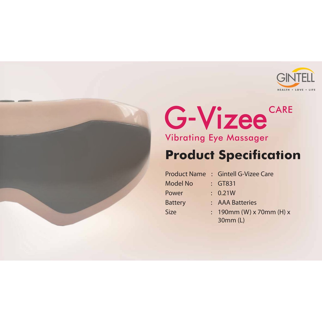 Gintell eye massager hotsell