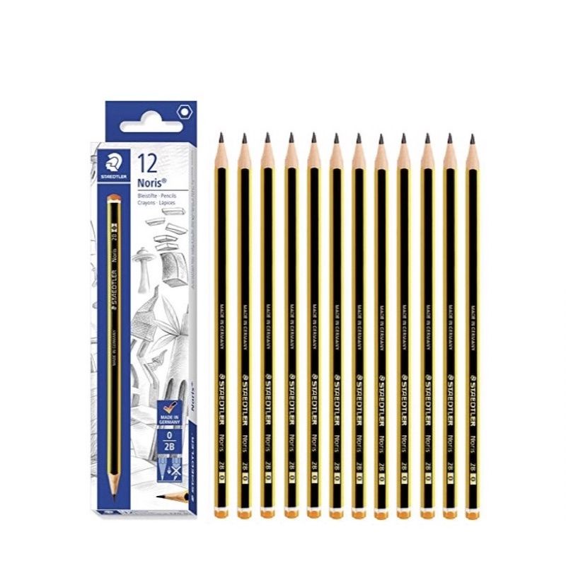 Staedtler Noris 2B Pencil (12 Pcs) | Shopee Malaysia