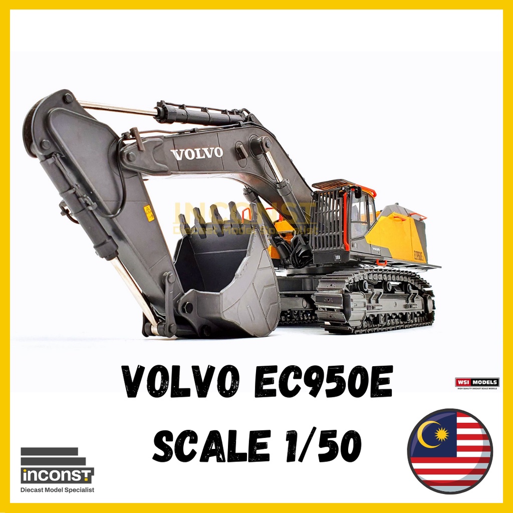 WSI VOLVO EC950EL 1/50 スケールモデル WSI Model Volvo EC950F Crawler - 64-2012