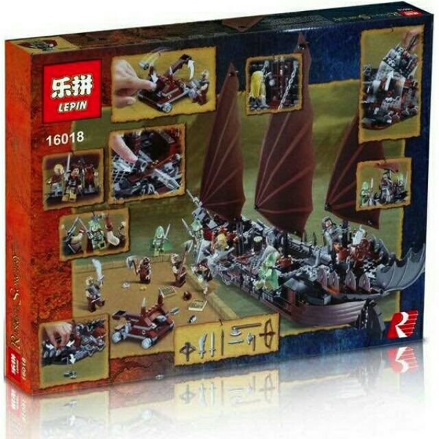 LEPIN 16018 Pirate Ship Ambush Compatible LEGO 79008 756pcs