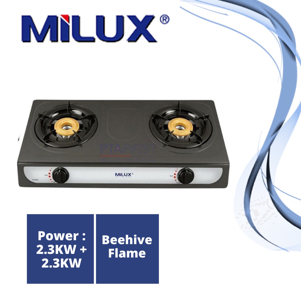 MILUX Double Burner Gas Cooker YS-023 & YS-3030B YS-3030 / PHILUX ...