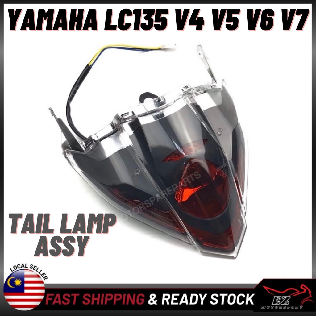 💯🔥 YAMAHA LC135 135LC LC V4 V5 V6 V7 Tail Lamp Assy Lampu Belakang Tail ...