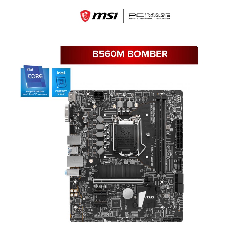 MSI B560M Bomber Intel LGA1200 Motherboard | Shopee Malaysia