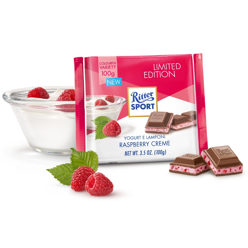 Ritter Sport Raspberry Creme 100G | Shopee Malaysia