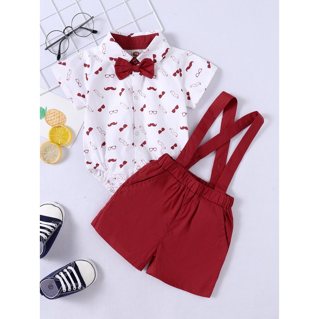 018 Months Baby Boy Clothes Gentleman Baby Boy Raya Suit Newborn Baby