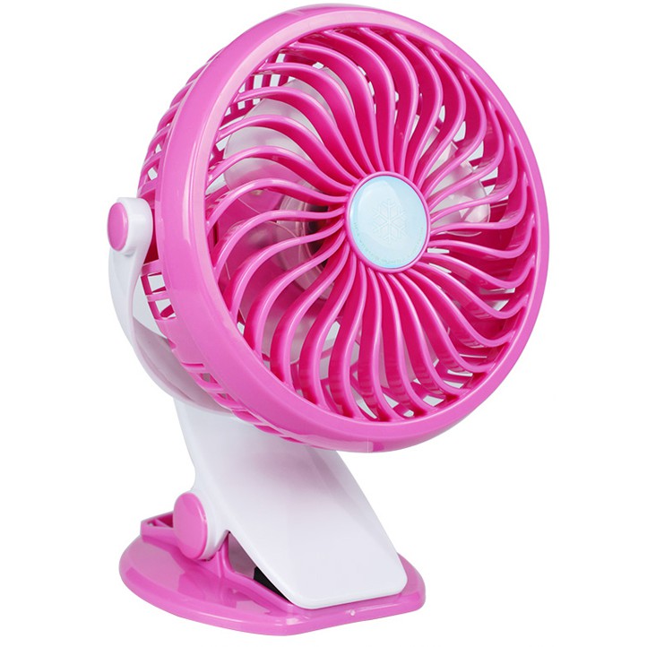 Safety Portable Mini Rechargeable USB Baby Stroller Car Seat Clip On Fan Adjustable Angle