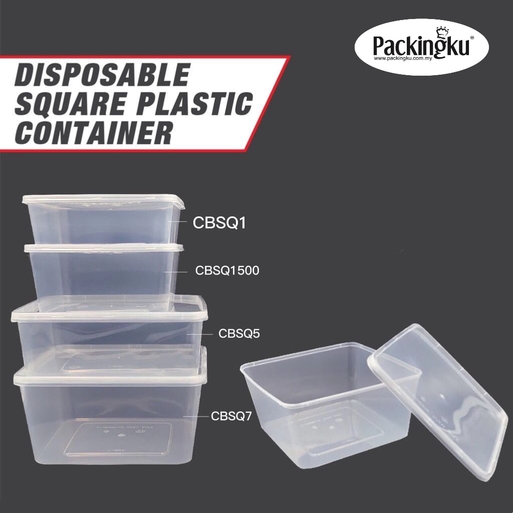 SQ 1 Square Container with Lid