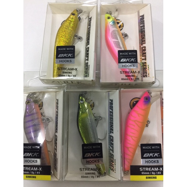 Zerek, Lures, Stream X, Sinking, 65mm, Minnow