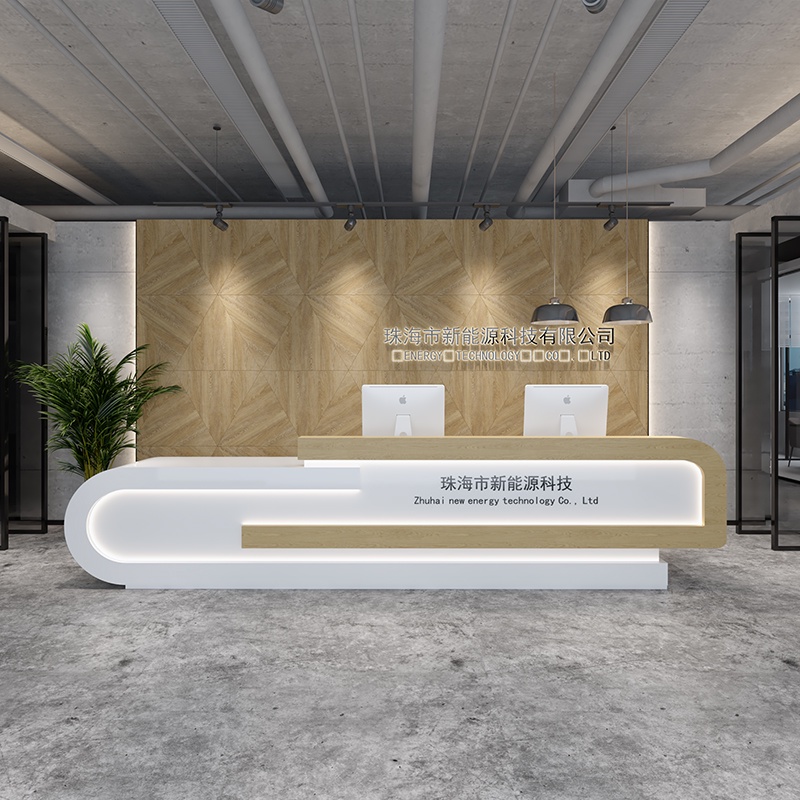 ﺴBaking paint company reception desk corporate office reception desk ...