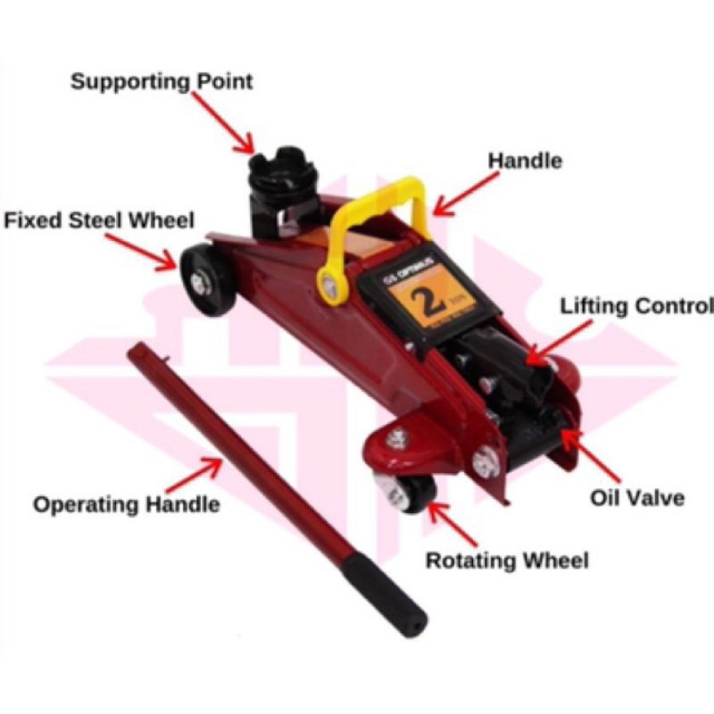 Mini hydraulic floor clearance jack