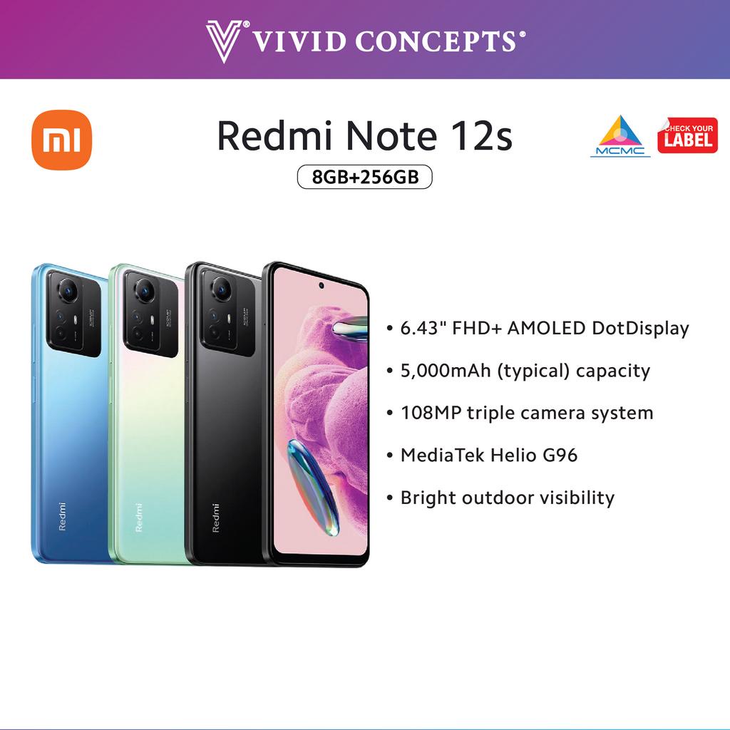 [MY Set] Xiaomi Redmi Note 12S (8+256GB) 108MP prograde main camera