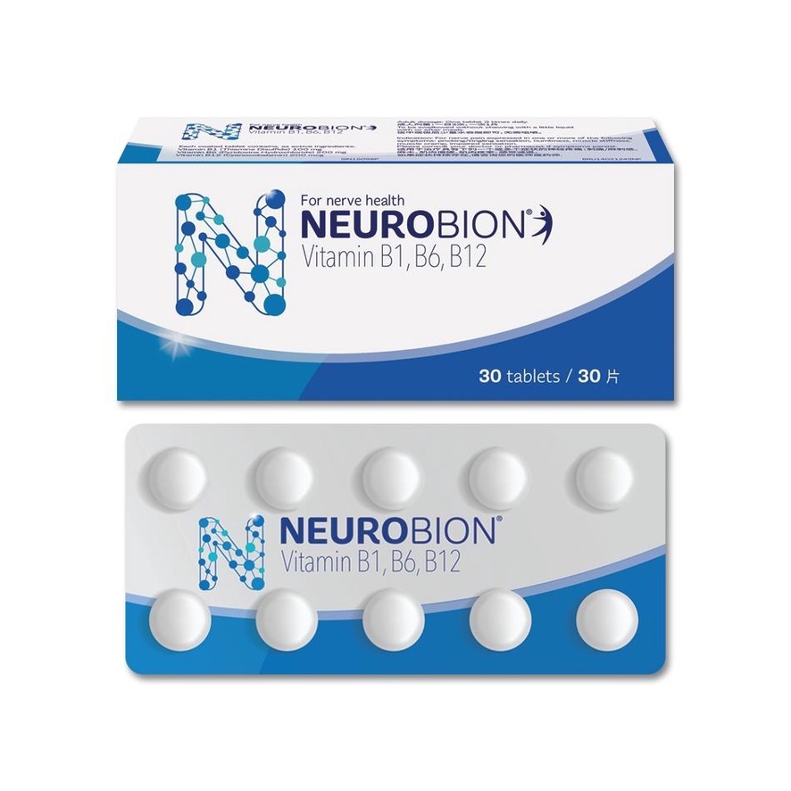 NEUROBION (VITAMIN B1,B6,B12) 1X10'S/STRIP & 6X10'S/BOX | Shopee Malaysia