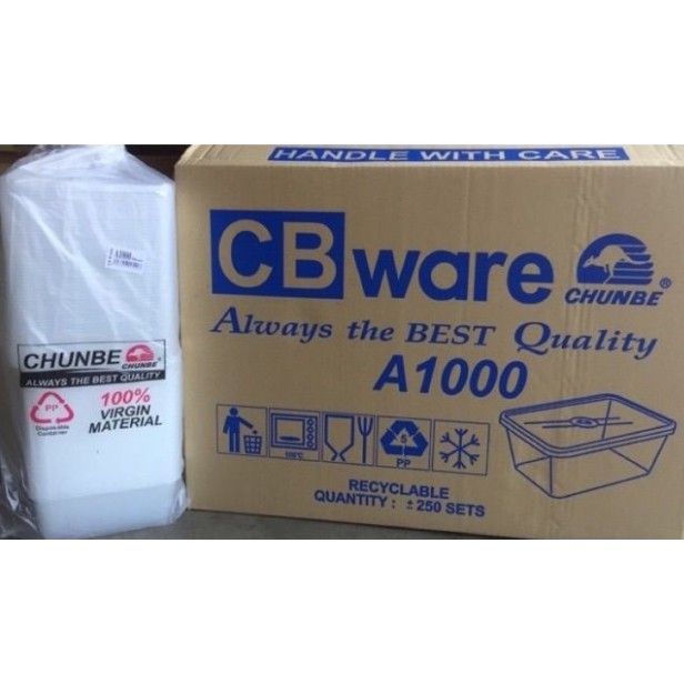 CB Ware [50sets]A500 A650 A750 A1000 A1500 Chunbe Rectangular Microwave ...