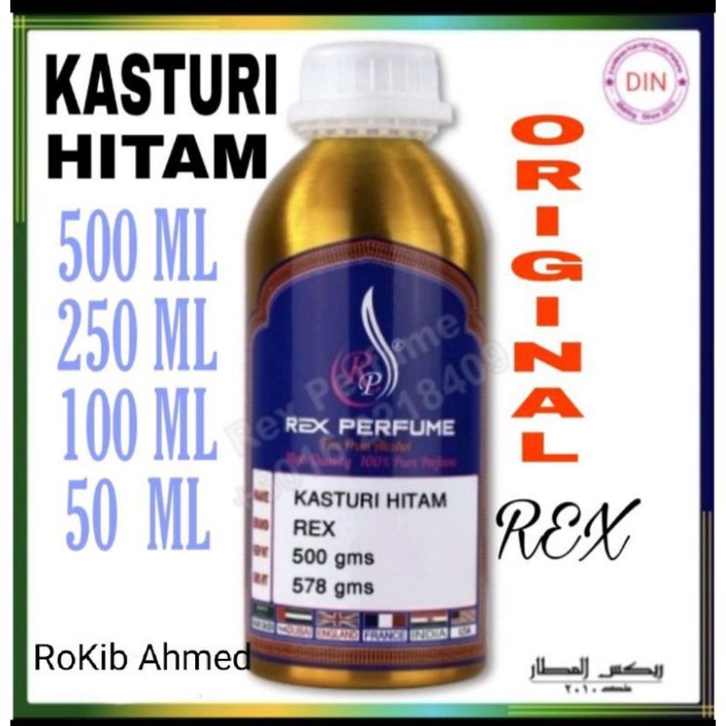 Rex perfiume kasturi hitam pati minayk wangi | Shopee Malaysia