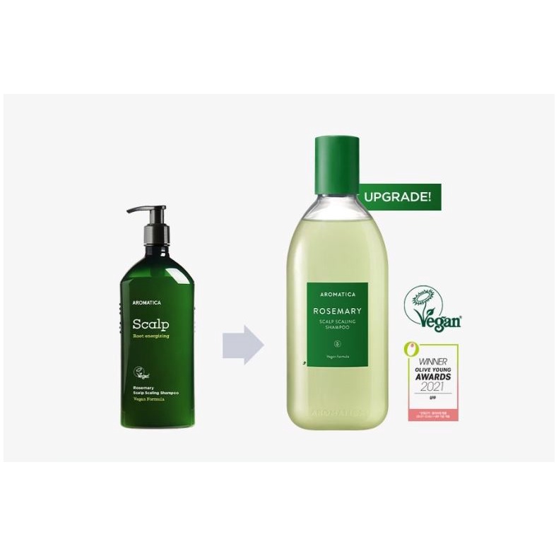 Aromatica Rosemary Scalp Scaling Shampoo 400ml