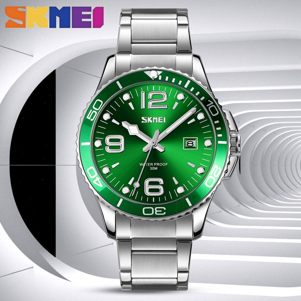 Skmei Men Casual Quartz Watch Green