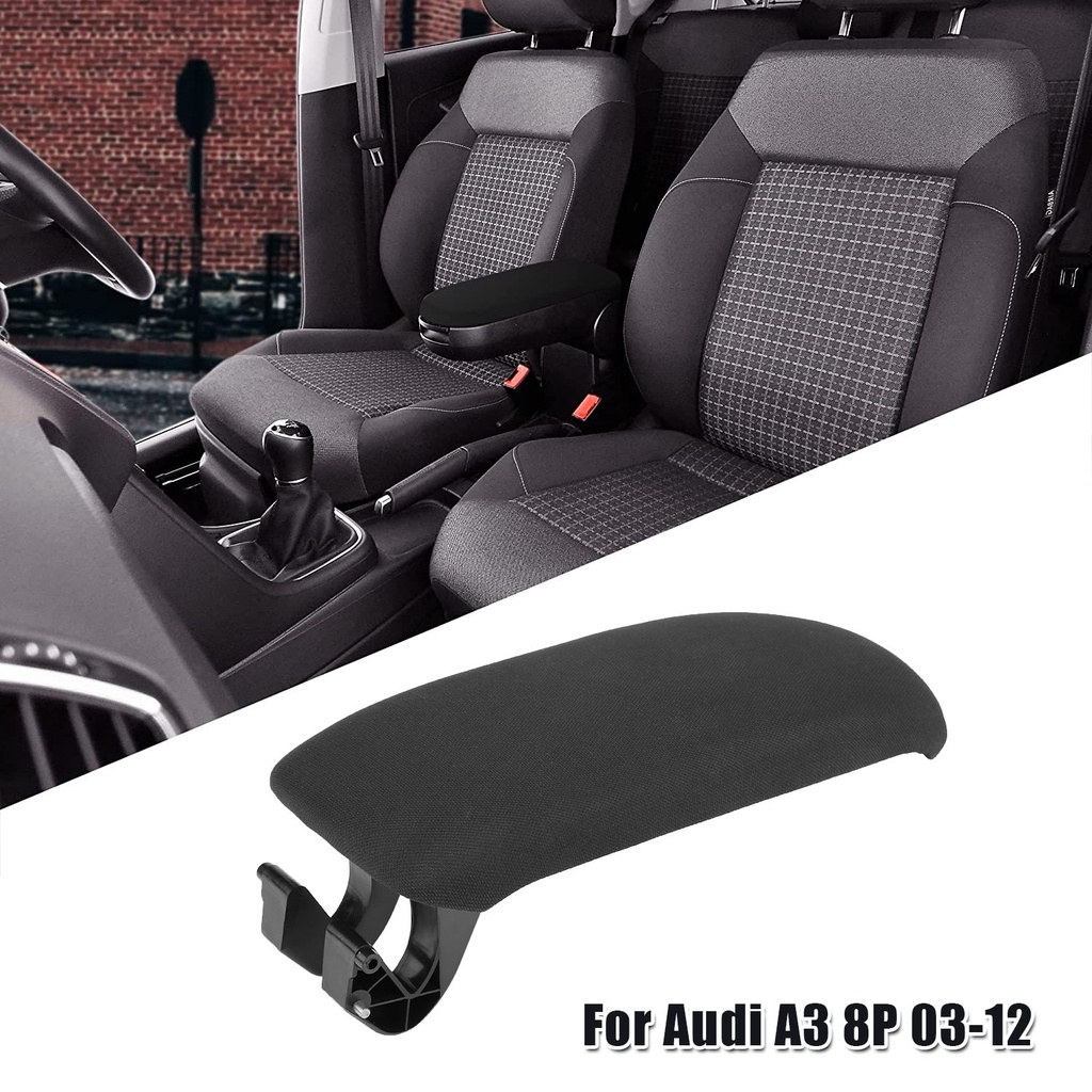 Car Center Armrest Latch Cover For Audi A3 8P/A5 0312 Soft Cloth