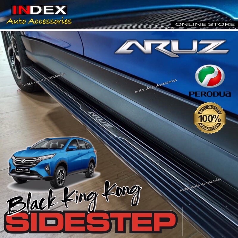 Aruz Side Step Running Board Fully Plug Play 2018 2024 Shopee Malaysia