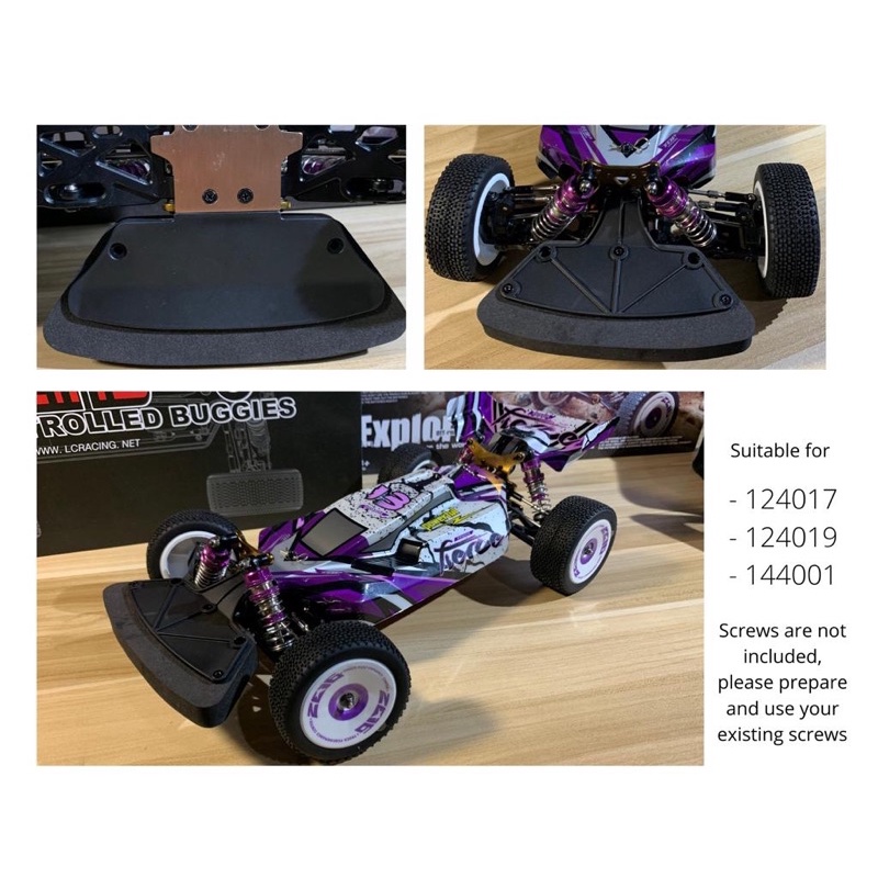 (MY Stock Local Seller) LC Racing RC Bumper Set L6177 & L6040 (For LC ...