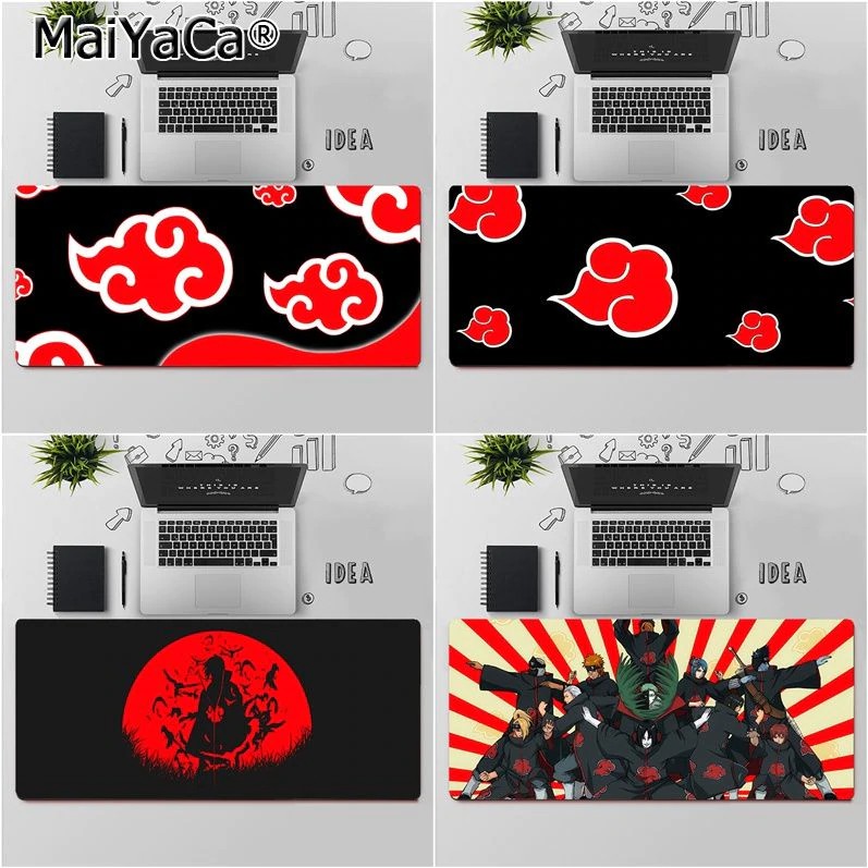 Japanese anime Naruto Akatsuki Rubber PC Computer Gaming mousepad Free ...