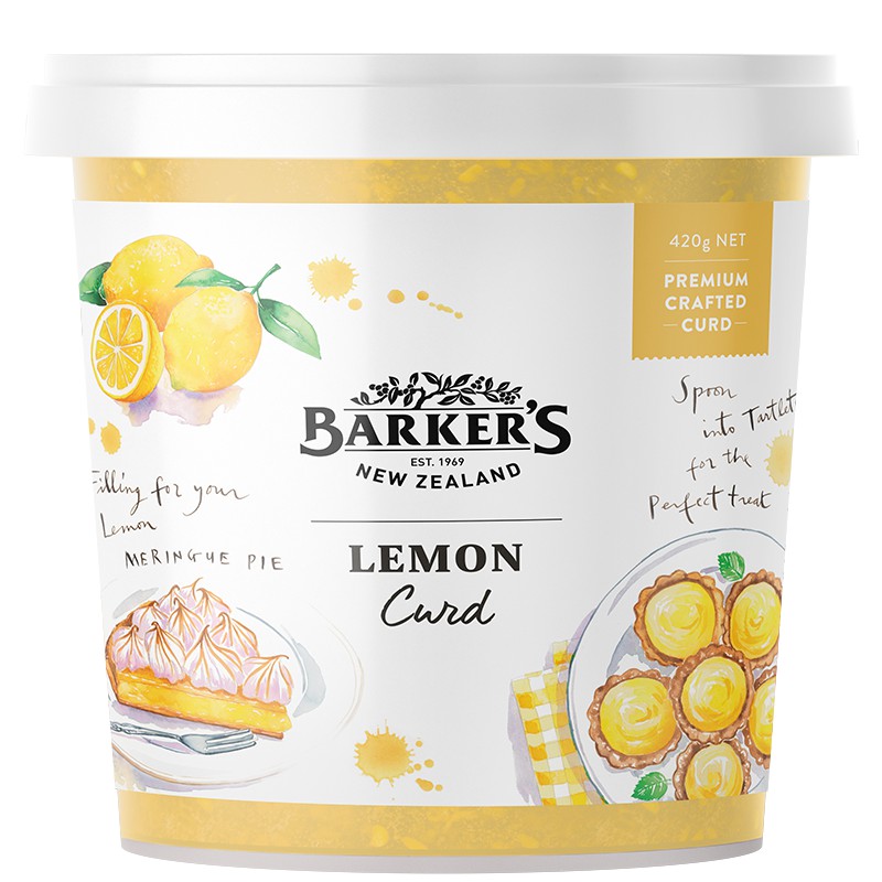 Barker's Fruits Jam (Apricot/Boysenberry/Lemon Curd/Three Berry