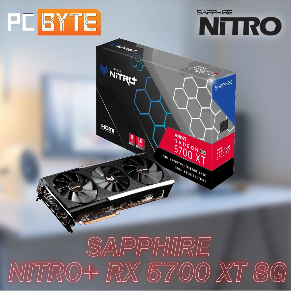 SAPPHIRE Nitro+ RX 5700 XT 8G GDDR6 | Shopee Malaysia