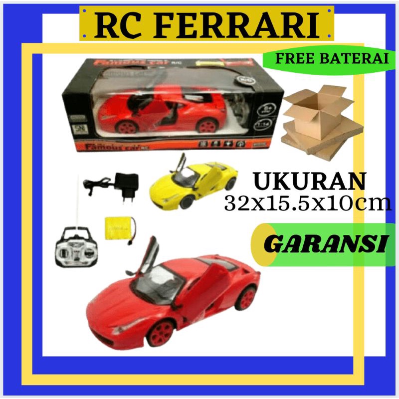 Remote control rc sedan famous ferari open door size | Shopee Malaysia