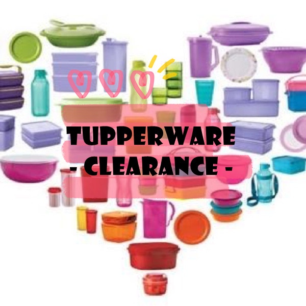 Tupperware clearance