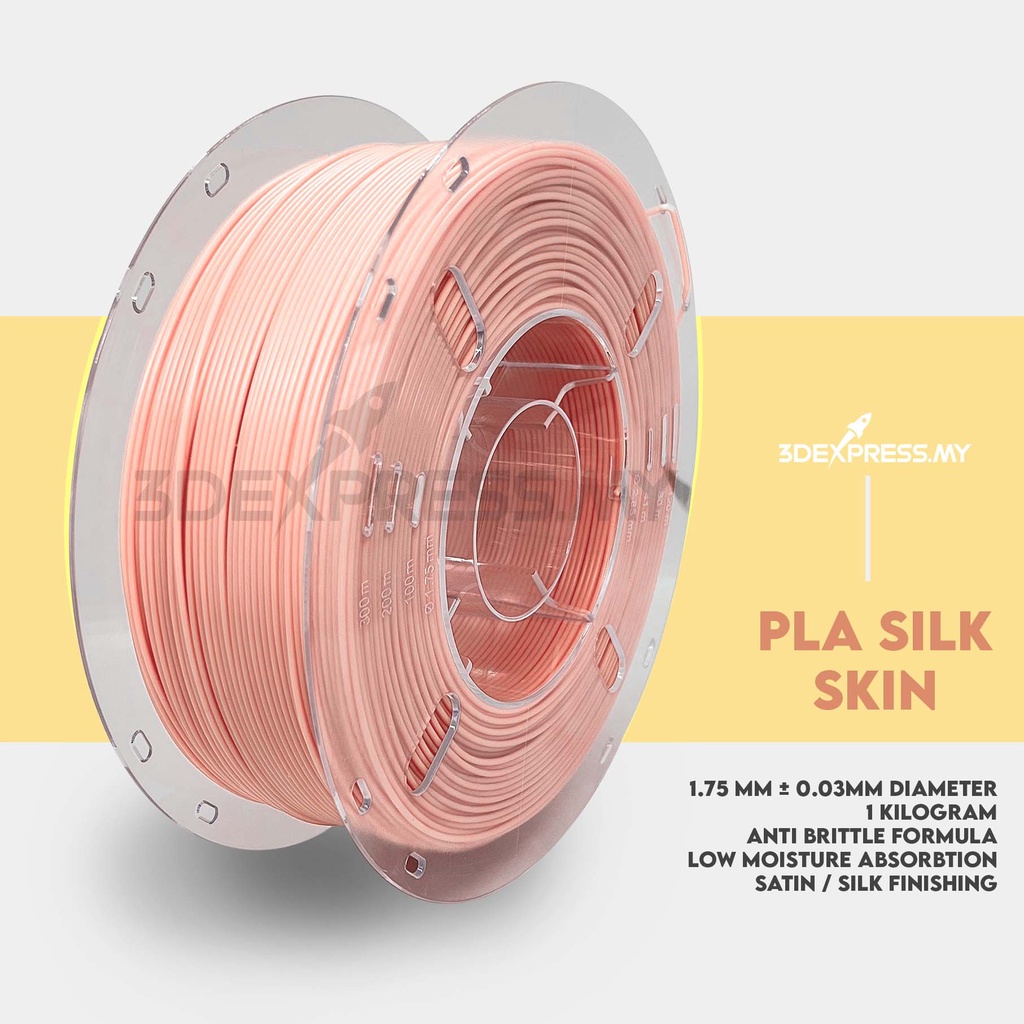 PLA SILK FILAMENT 1KG - Silk Solid And Rainbow (Basic Series) | Shopee ...