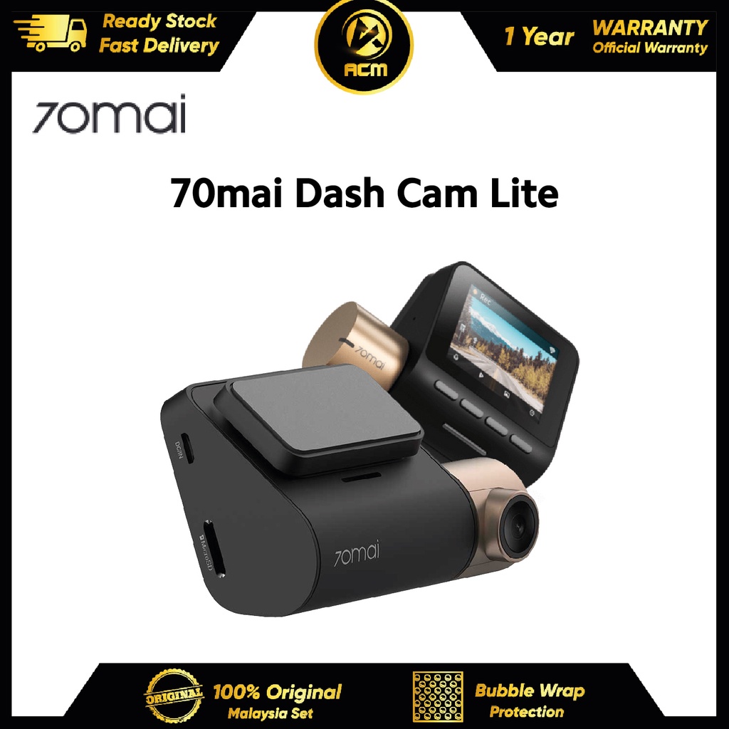 100% Original 70mai Dash Cam Lite | Shopee Malaysia