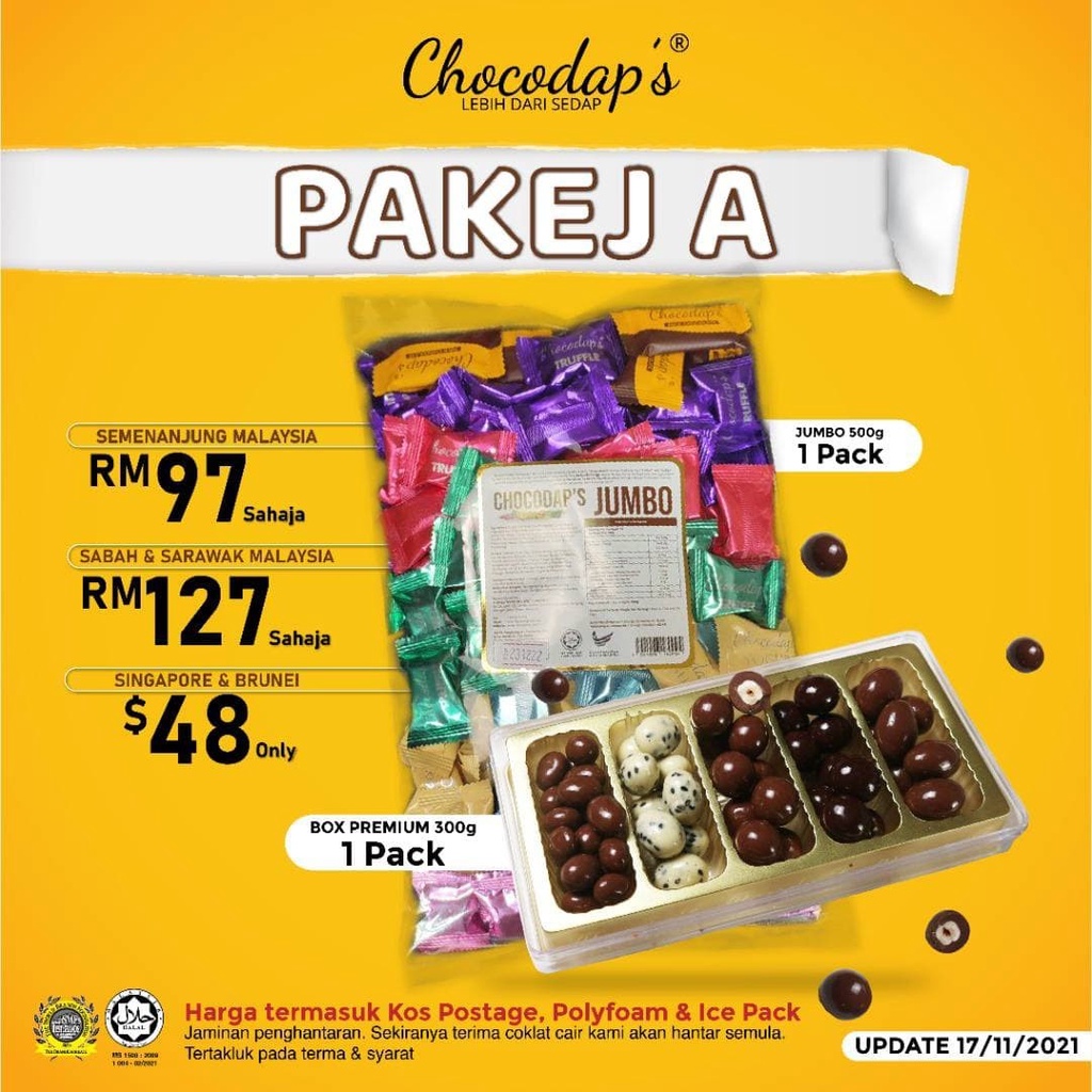 [PAKEJ JIMAT!!!] Chocodap's Pakej A/ B/ C/ D | Shopee Malaysia