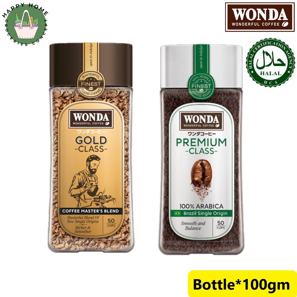 Wonda Instant Coffee Gold Class Master's Blend / Premium Class Brazil ...