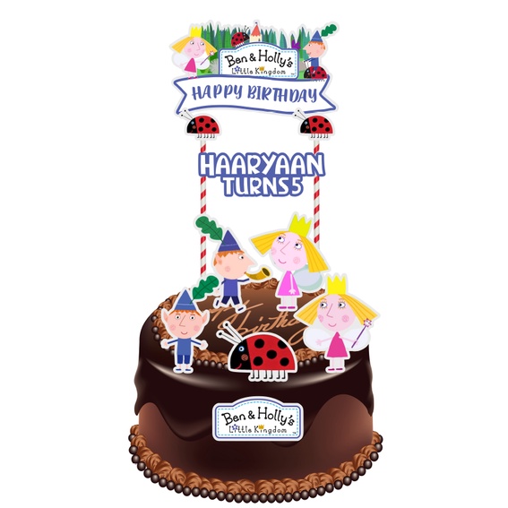 Ben and Holly's Little Kingdom Cake Topper | Shopee Malaysia