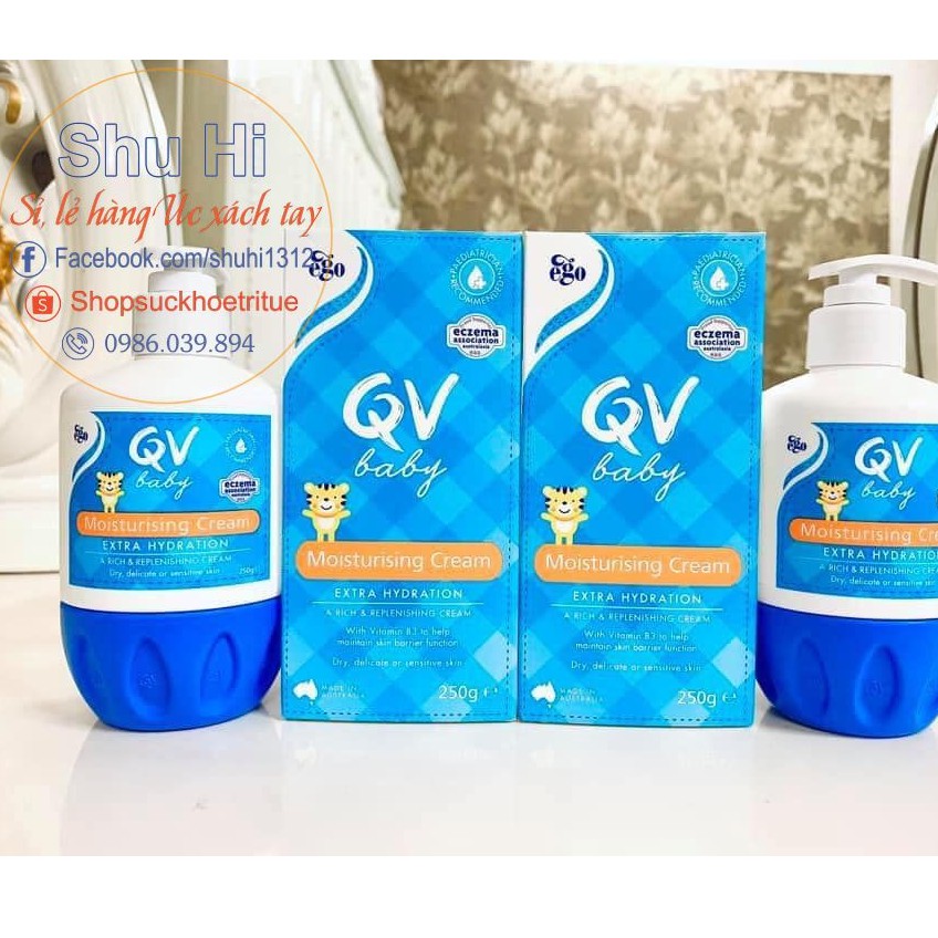 Qv baby moisturizing cream 250g australian spout ego qv baby ...