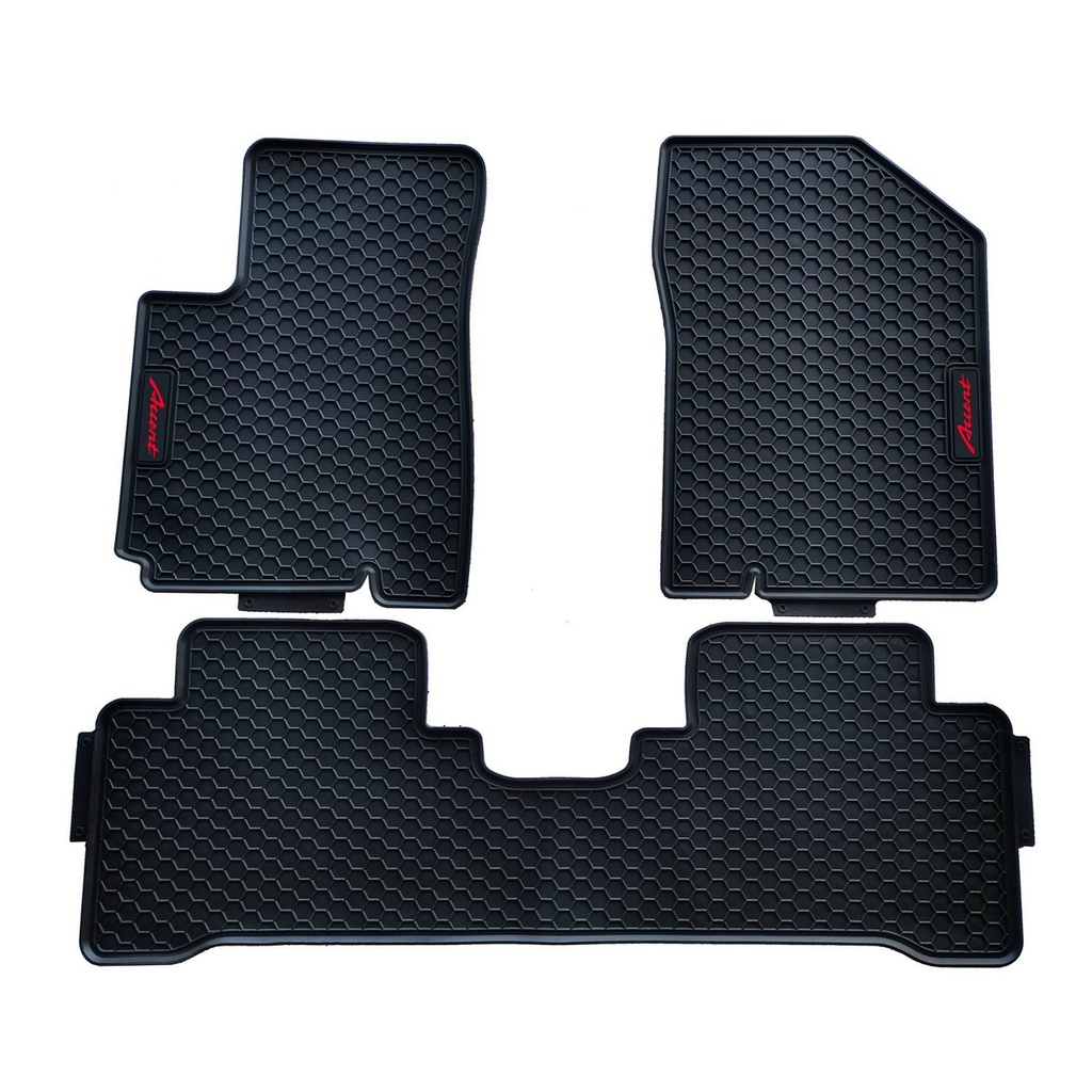  Rubber Floor Mats For Hyundai Accent 2018 To 2022 Pattern