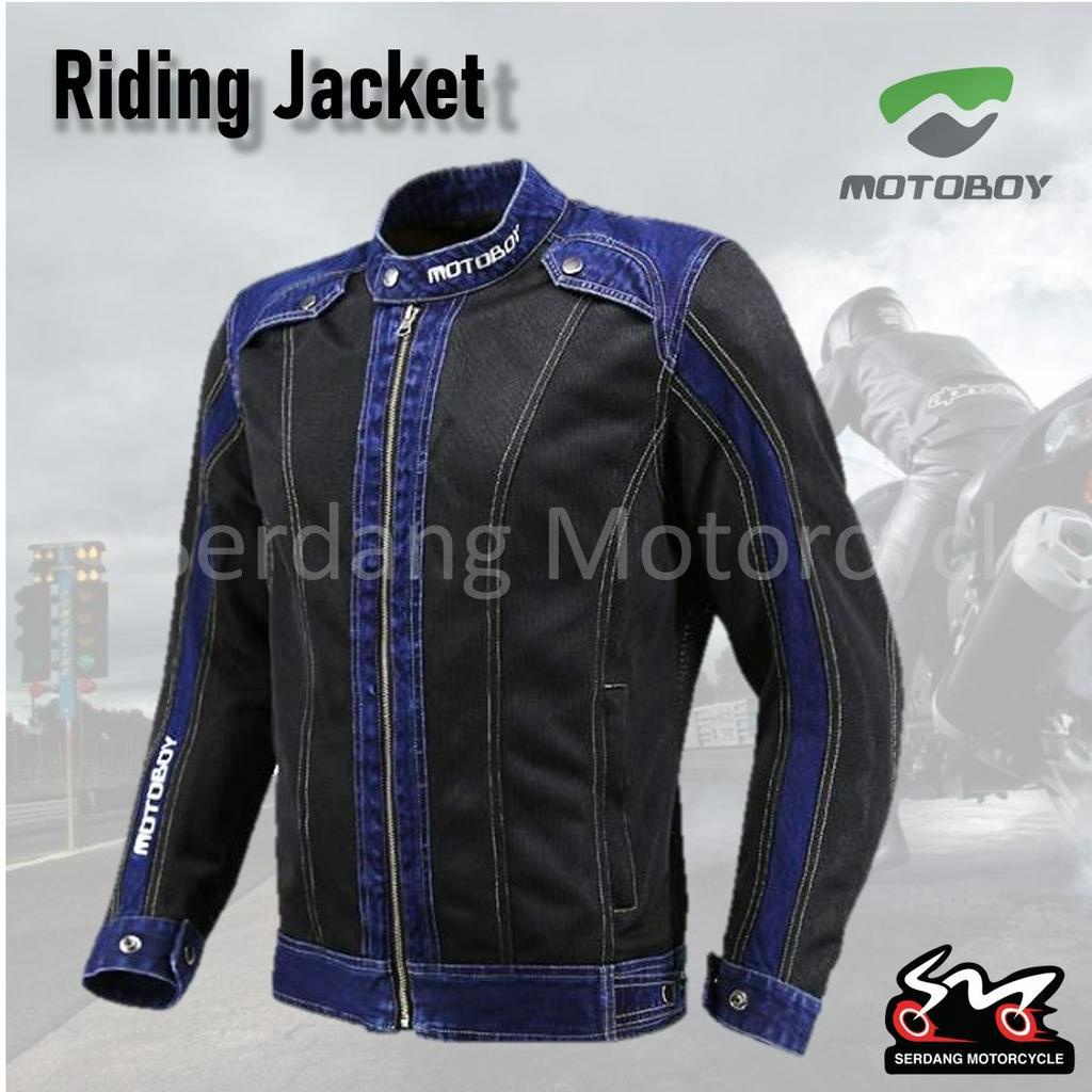 MOTOBOY J61 Riding Jacket Motor Jaket Motorcycle Cotton Denim ...