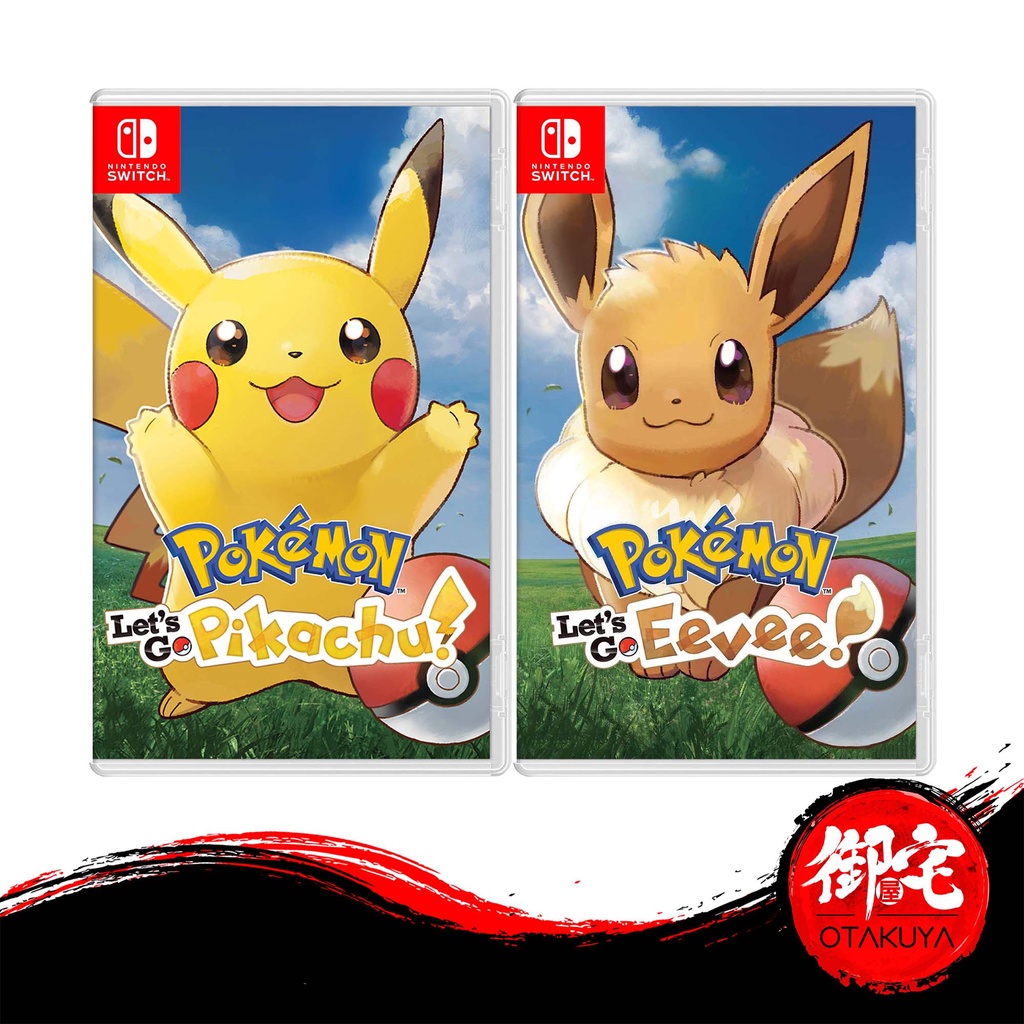 Pokemon let's go pikachu clearance and eevee nintendo switch