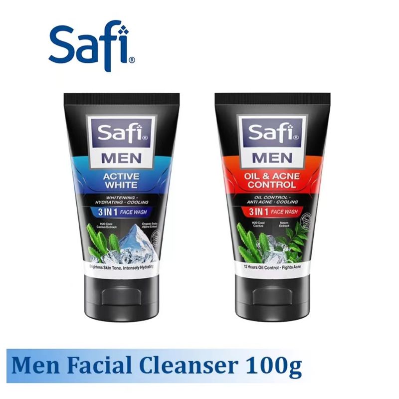Safi Men Facial Wash 100g Shopee Malaysia