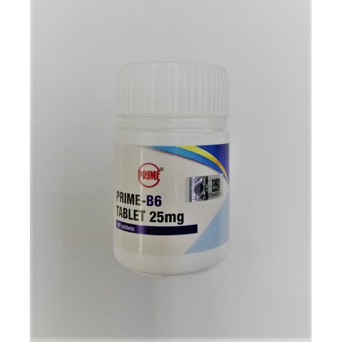 PRIMEB6 TABLET 25MG (VITAMIN B6) (EXP7/22) 90 tablets Shopee Malaysia