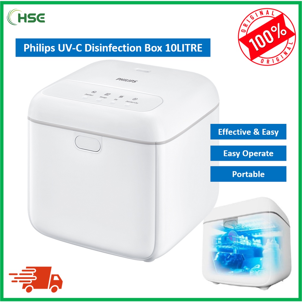 PHILIPS UV-C Disinfection Box 10 Litre White Easy Operate - HSE RETAIL ...