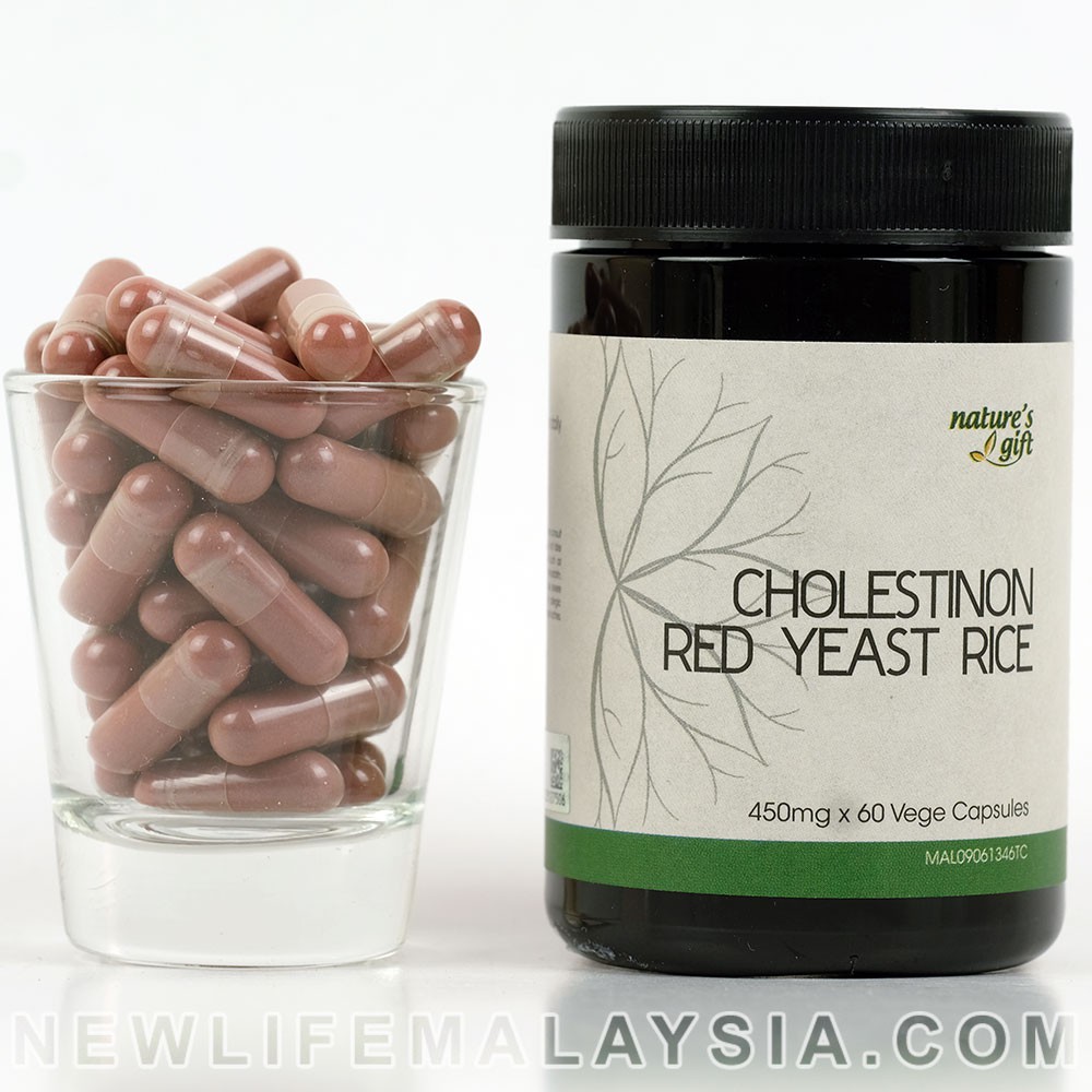 Cholestinon - Red Yeast Rice Supplement Lower Cholesterol & Promote ...